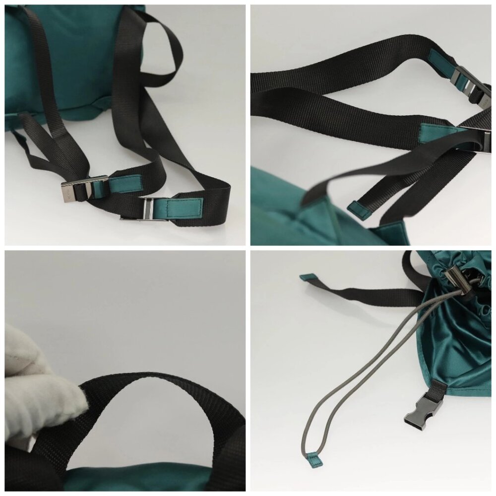 PRADA Backpack Satin Blue Auth - Picture 14 of 15